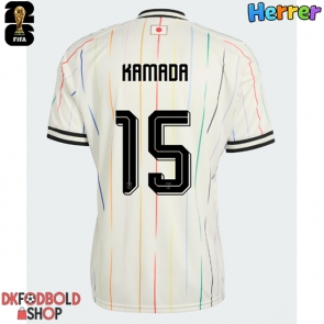 Japan Daichi Kamada #15 Udebanetrøje VM 2026 Kort ærmer